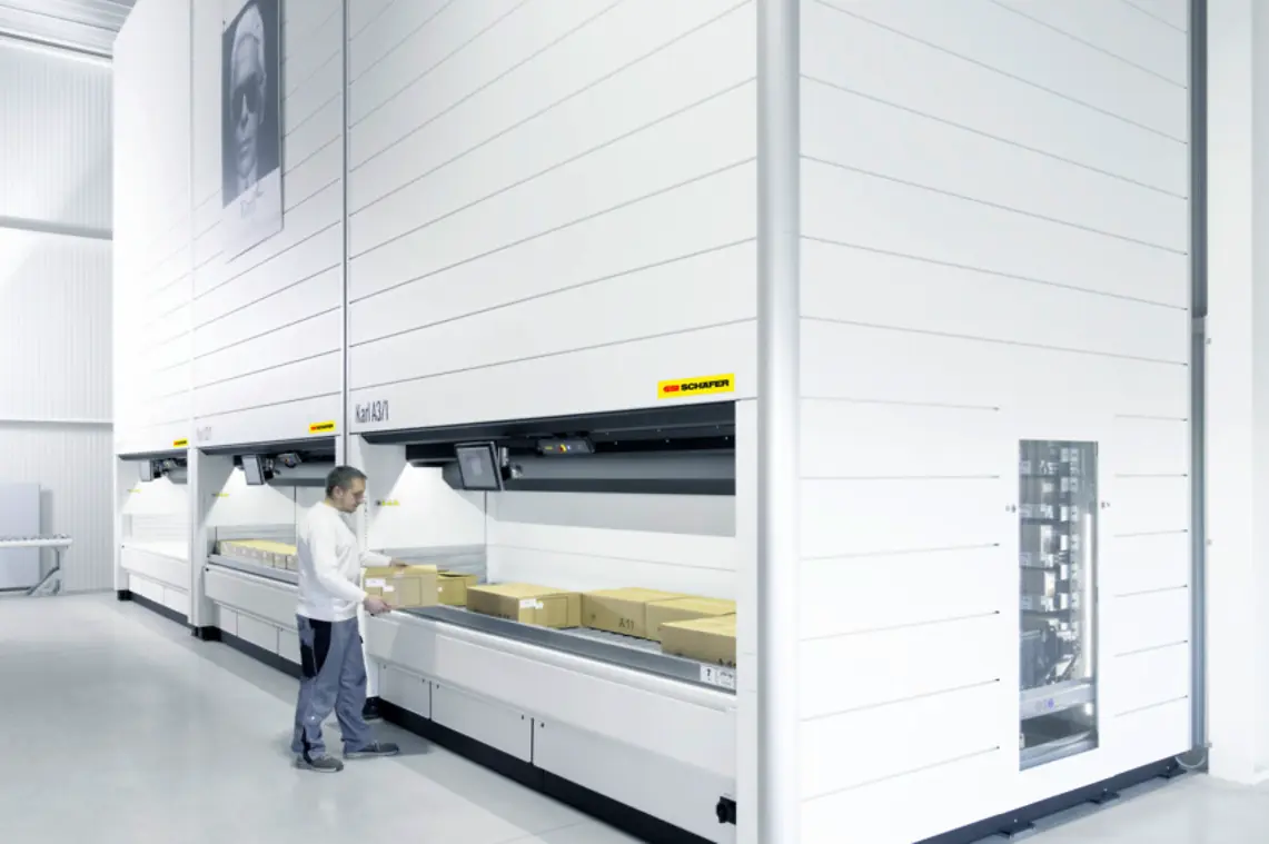 SSI Logimat a C+C Krug raktárában