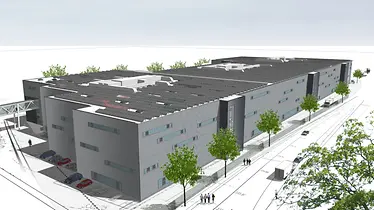 Beeline, Németország 3D-s ábrázolása