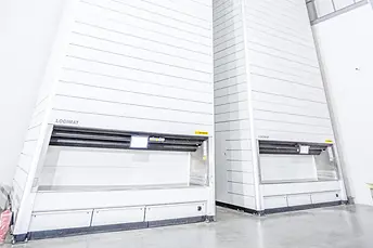 Full height of vertical lift modules 