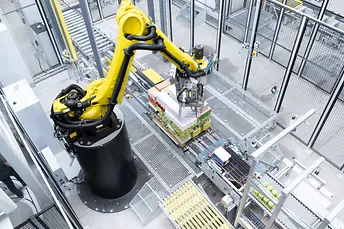 Pallettázó robot
