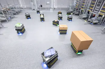 FastBots Solution raktári szállítórobot