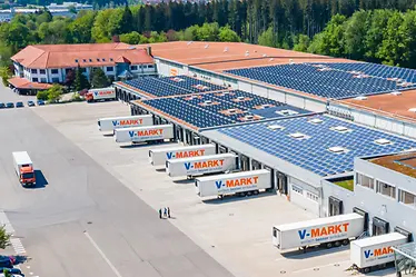V-Markt elosztó központ Németroszág